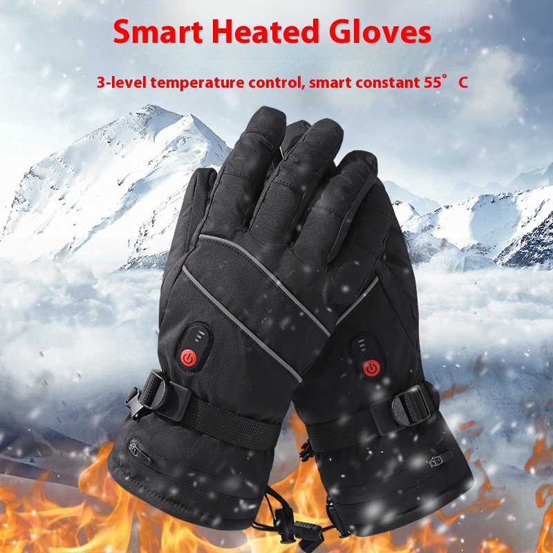 Cycling Heat Gear - Dokunmatik Ekranlı Isıtma Eldivenleri Açık Hava
