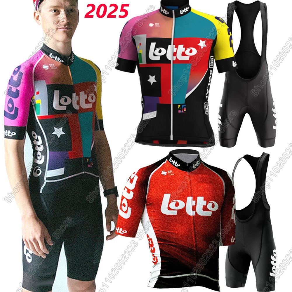 Cycling Gear Logo - Loto takımı 2025 bisiklet forması seti