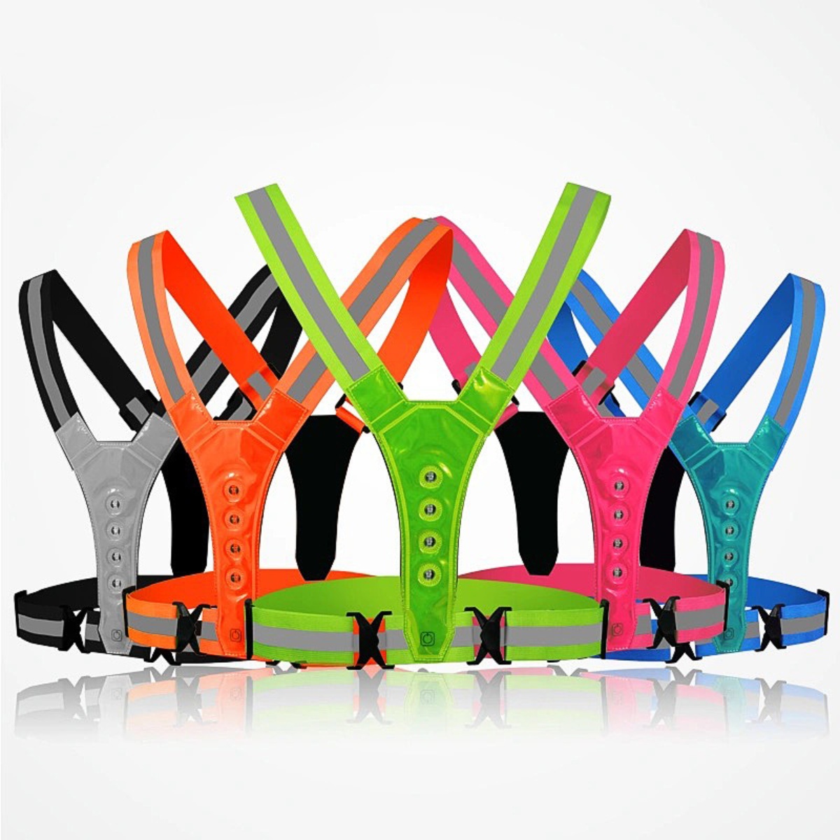 Cycling Gear Ladies - Erkekler ve Kadınlar için Ayarlanabilir LED