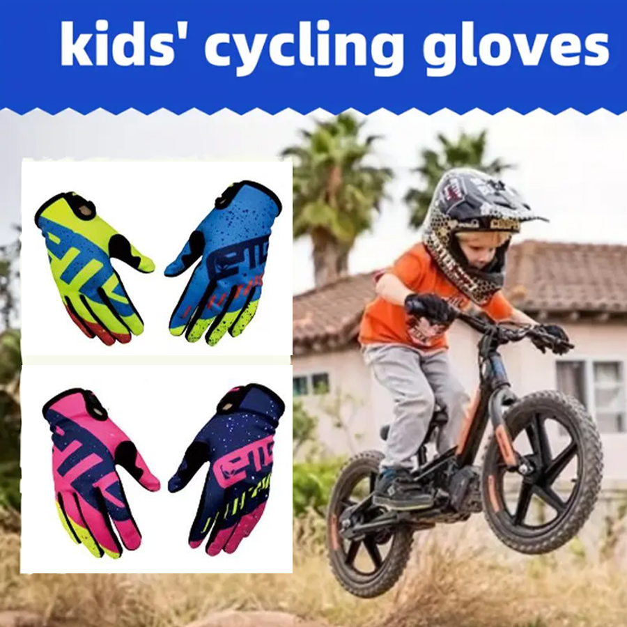 Cycling Gear Kids - 2026 gençlik açık hava sporları eldivenleri,