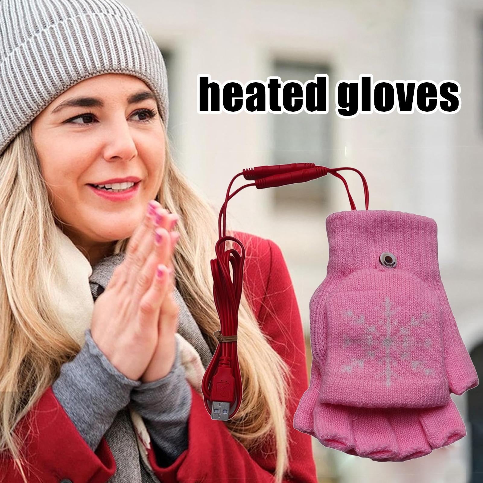 Cycling Heat Gear - Isıtmalı Eldiven Parmaksız USB Isıtmalı Binme