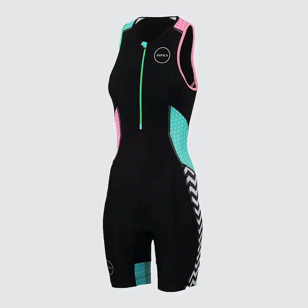 Cycling Gear Ladies - Triatlon kadın bicicleta kolsuz tayt ropa